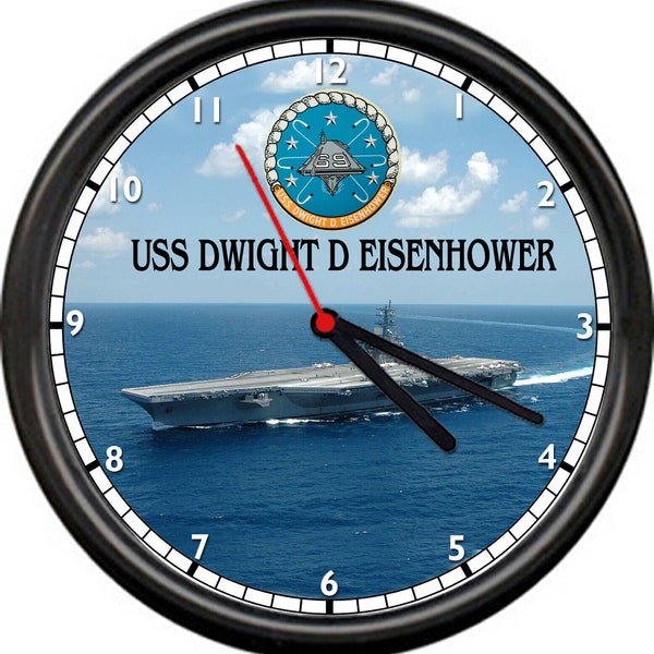 Us Navy Ship Clock Etsy