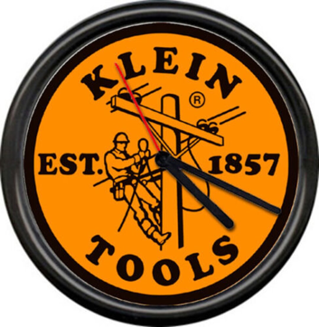 Klein Tools Electrician Electrical Sign Lineman Cable Orange Blk Sign