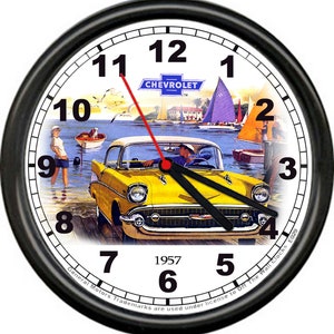 Car Alarm Clocks 1957 Chevy - Etsy