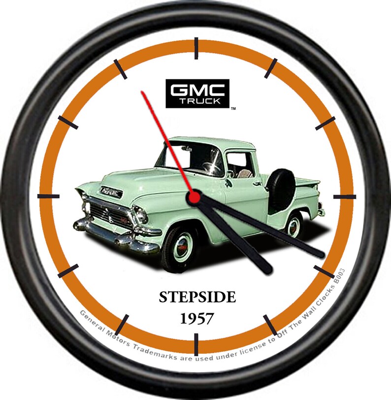 Licensed 1957 GMC Light Green Stepside Pickup Truck General Motors Wall ...
