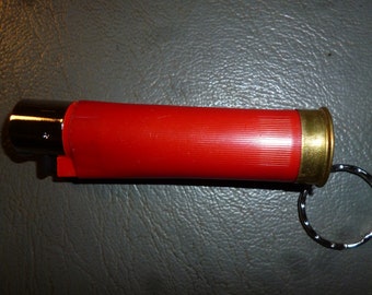 Shotgun shell Clipper lighter keyring
