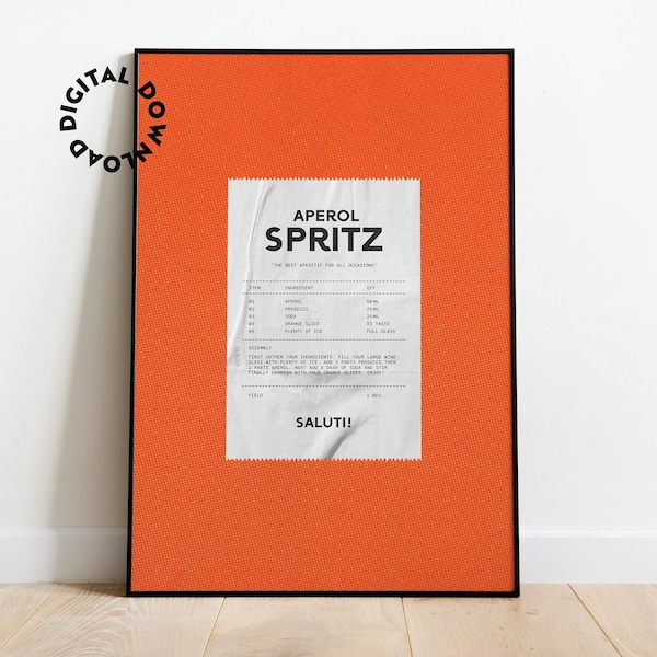 One Aperol Spritz