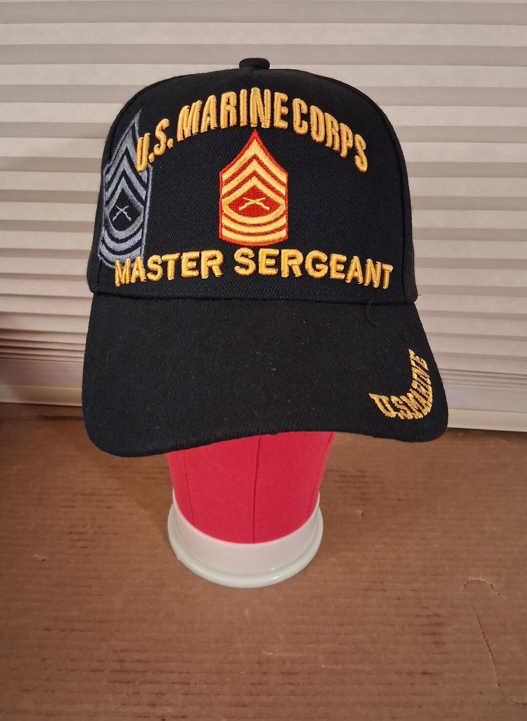 U.S. Marine Corps Master Sergeant Baseball Cap Adult Adjustable ...