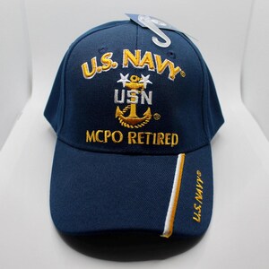 thumbnail image 2 of Original U.S. Navy Cap Device – E9 Chief Petty Officer, Master Chief, Made In USA 2 of 6
