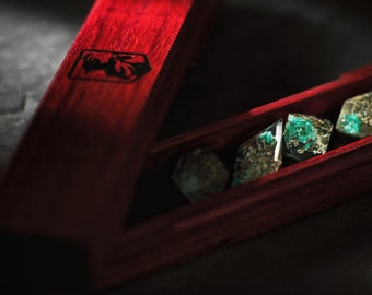 Aria Dice Box, RPG Dice Storage, Dice Case, Dungeons and Dragons accessory