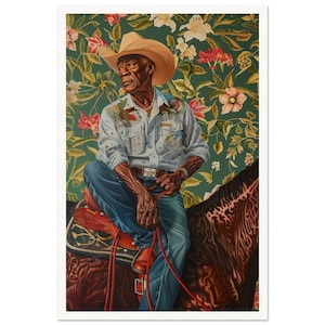 Arte murale • Poster • L'eredità della Stella Solitaria ispirata a Kehinde Wiley e Bisa Butler