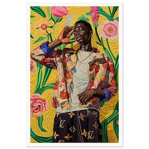 Arte murale • Poster • Vogue vibrante ispirato a Bisa Butler e Kehinde Wiley