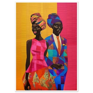 Arte murale • Poster • Quilt art • Motivi audaci, legami forti ispirati a Bisa Butler