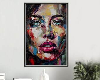 Wall Art • Museum-Quality Matte Paper • Metal Framed Poster • Ai Generated • Abstract • Photorealistic • inspired by Françoise Nielly