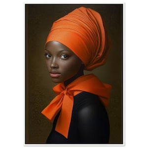 Wandkunst • Poster • Fotorealistische Kunst • Gelassenheit und Stil: Eine zeitlose Muse