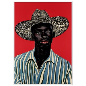 Arte murale • Poster • Pittura • Arte nera • Ritratto di orgoglio: onorare la cultura e l'identità