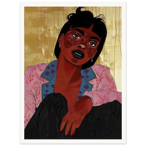 Arte murale • Poster • Bellezza potenziata ispirata a Osinachi e Bisa Butler