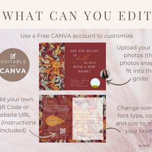 Fall Realtor Postcard Template, Fall Real Estate Mailers, Autumn ...