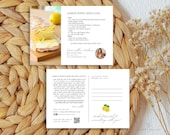 Spring Realtor Postcard, Real Estate Postcard Recipe, March Agent Marketing Mailer Template Canva, Real Estate Monthly Farming Postcards