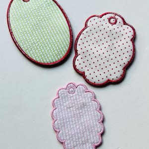 Applique Finished Covered Back