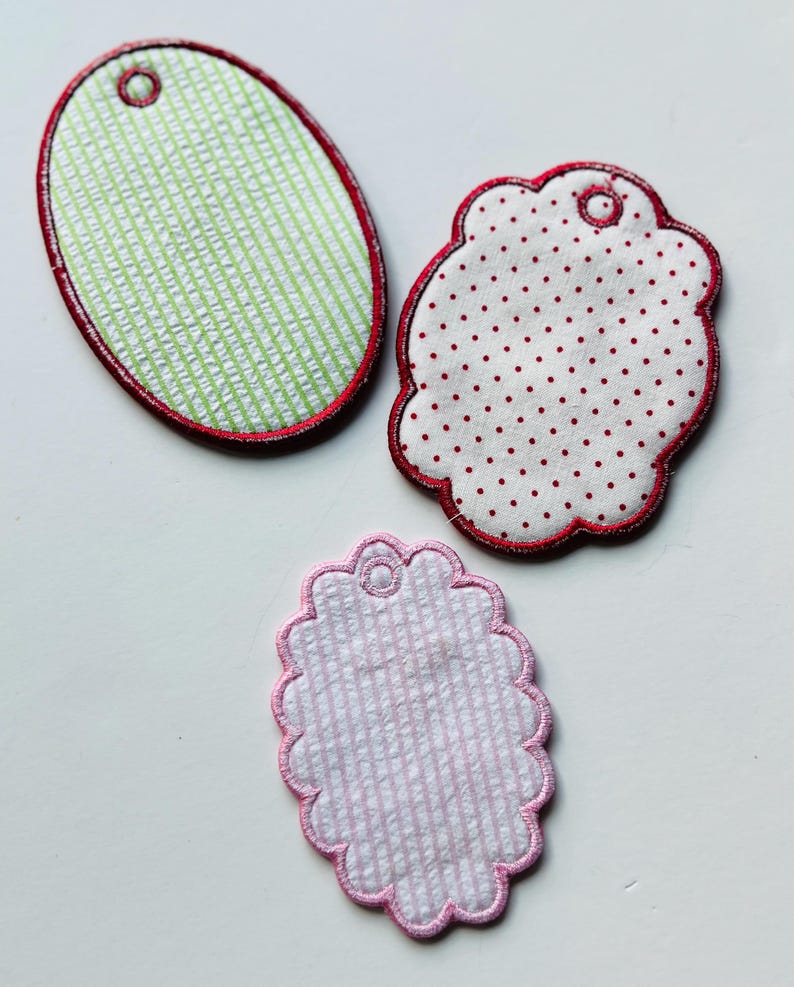 Applique Finished Covered Back