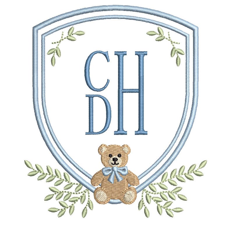 Green Rooftop Design Green Teddy Crest - Etsy