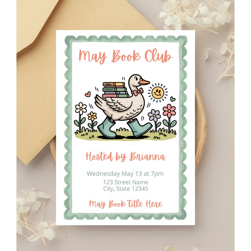 Spring Party Invitaito Book Launch Invite - Etsy - Page 3