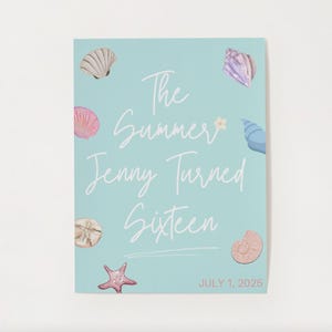 The Summer I Turned Pretty Party Decor, Sweet 16 Beach Party Welcome Sign, Seashell Theme, Summer I Turned Pretty Birthday Sign