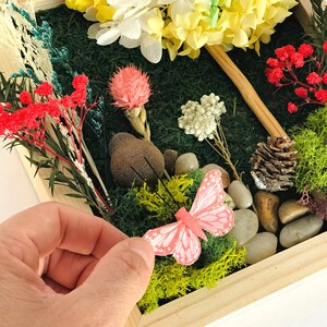 Family Craft Kit For Teens DIY Art Gift Set For Teenagers DIY Craft Therapy Box Frame Moss Art Flores Design Art Crafts Nature Inspired Room