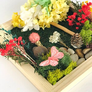 Family Craft Kit For Teens DIY Art Gift Set For Teenagers DIY Craft Therapy Box Frame Moss Art Flores Design Art Crafts Nature Inspired Room