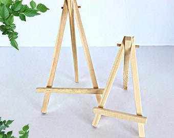 Wooden Easel Stand Mini Easel Gift Table Top Easel Wooden Easel Stand Mini Wooden Easel Tripod Display Easel Wood Table Display Art Easel