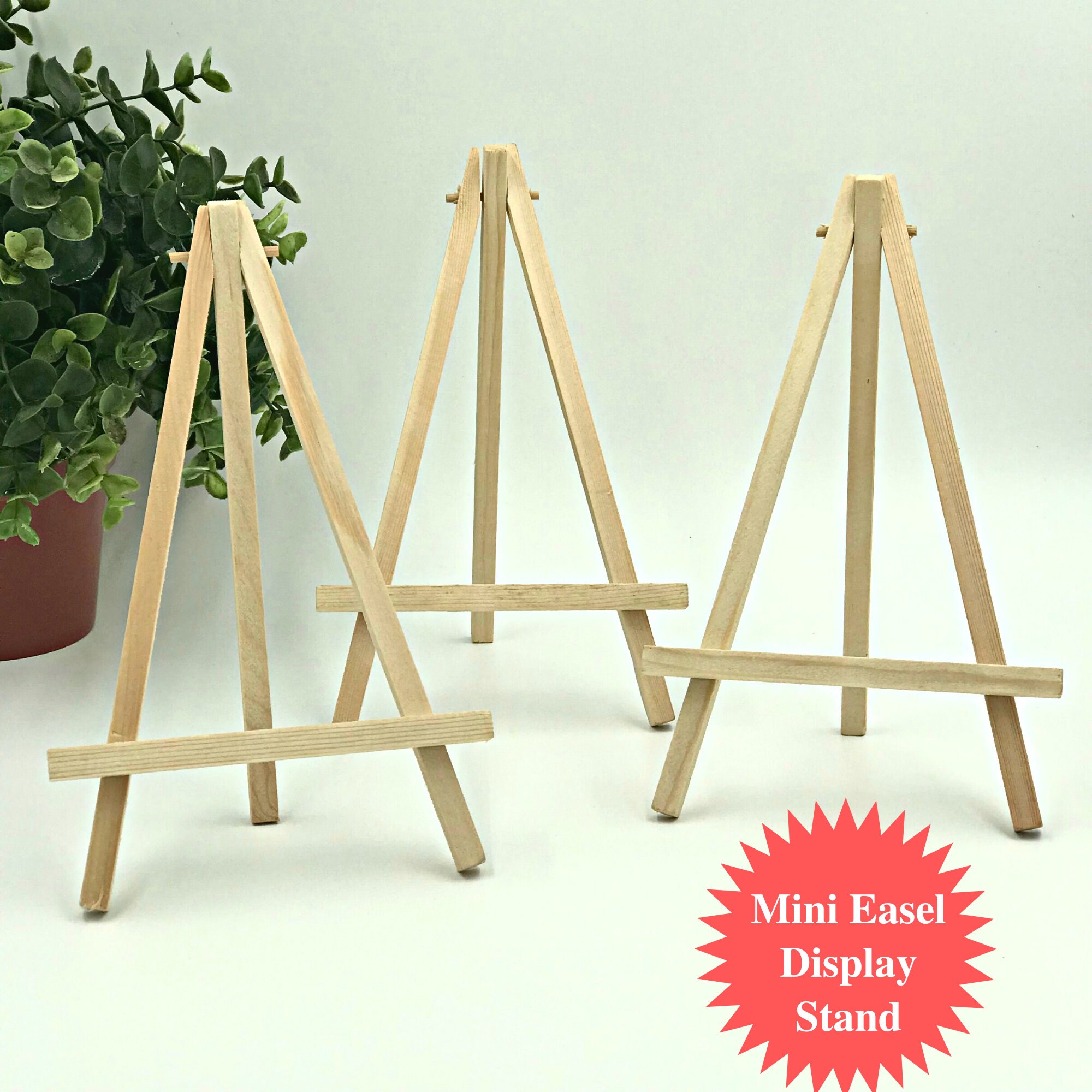 Wooden Easel Stand Mini Easel Gift Table Top Easel Wooden Easel Stand Mini  Wooden Easel Tripod Display Easel Wood Table Display Art Easel 