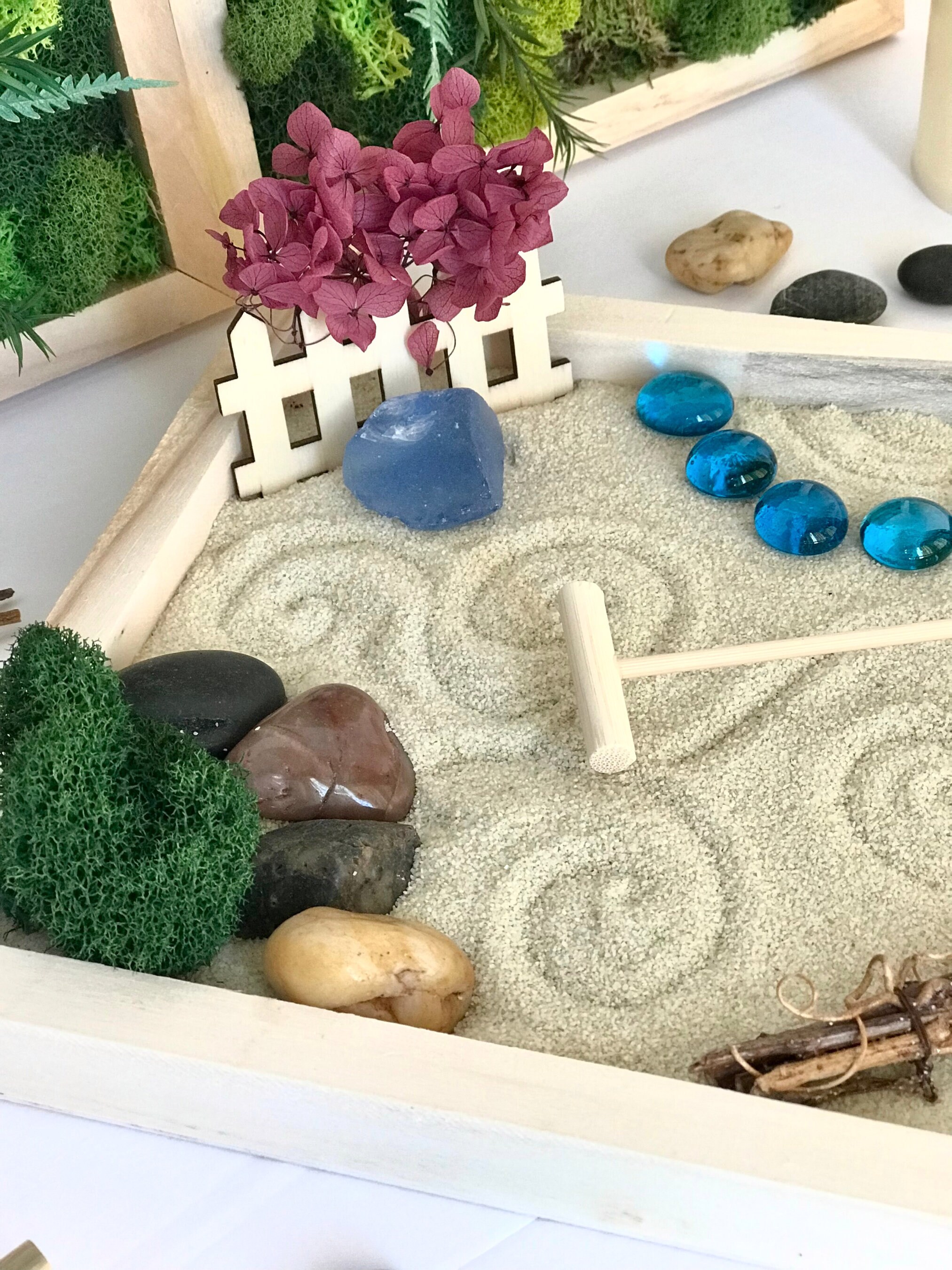 Mini Zen Garden Kit Zen Garden Décor Zen Garden Kit Stress Etsy Canada