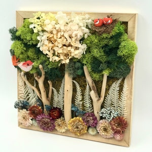 Craft Gift For Teens Craft Kit For Teens DIY Art Kit Teenager Craft Kit Frame Teen Activity Set Nature Art Preserved Moss DIY Room Decor Kit