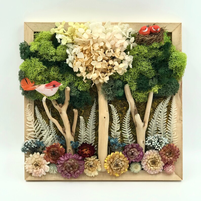 Craft Gift For Teens Craft Kit For Teens DIY Art Kit Teenager Craft Kit Frame Teen Activity Set Nature Art Preserved Moss DIY Room Decor Kit