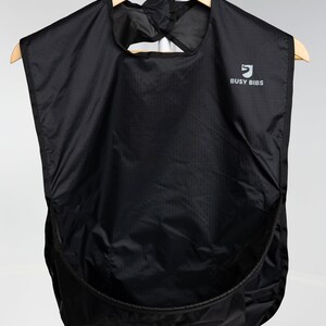 Waterproof Adult Bib - Reusable Clothing Protector With Spill Pouch - Etsy