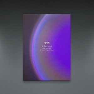 111 Motivation Angel Number Canvas, Lucky Number Print, Manifestation Poster Spiritual Energy Wall Art, Star Sign Astrology Poster,Aesthetic