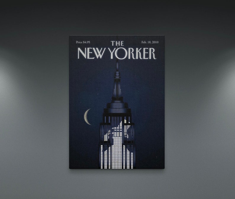 New York Magazine Canvas New York City Poster Vintage Art - Etsy
