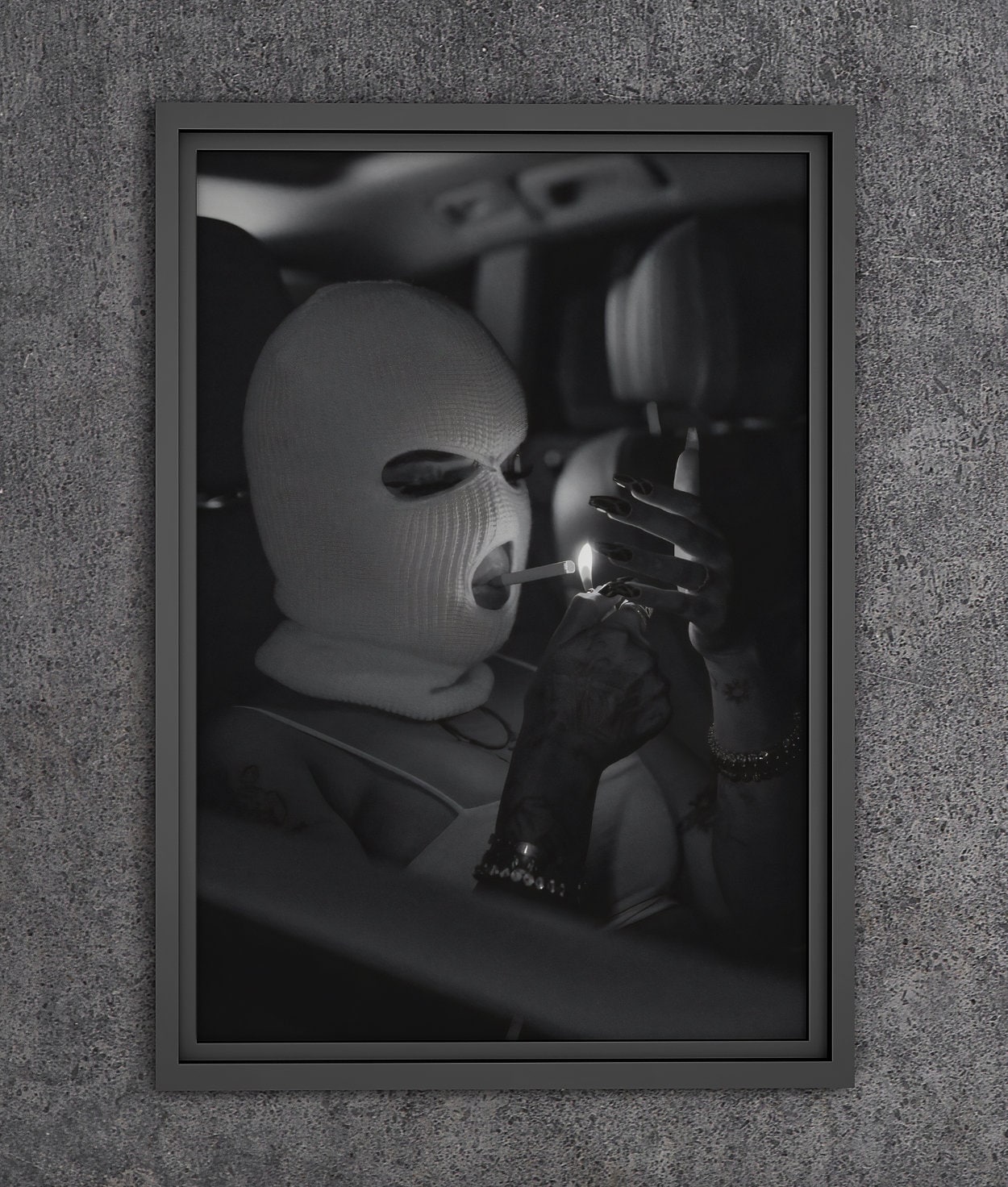 Ski Mask Girl Canvas Poster, Luxury Old Money Poster Print, Girl Smoking  Canvas, Modern Art, VSCO Girl Poster, College Poster, Dorm Room - Etsy, image size:1250x1472