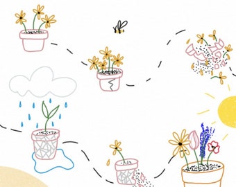 progress  |  hand-drawn  |  digital download