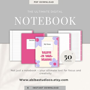Professioneel digitaal notitieboek | Goodnotes-werkplanner | Gelinkt zakelijk iPad-dagboek