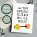 Gym Lover Birthday Card, Personal Trainer, Gym Bro, Weight Lifting ...