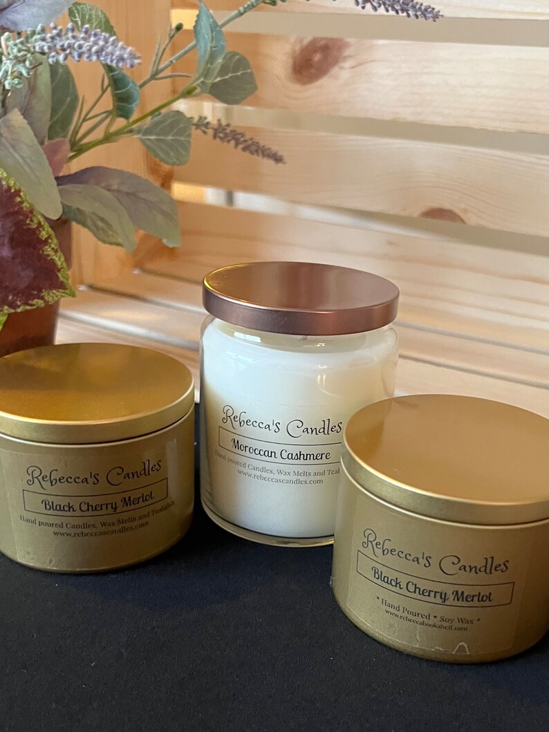 Fall Scented Soy Candle 16 Oz Jar Candle Lover Etsy