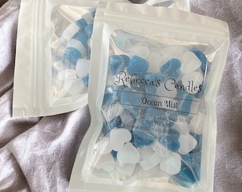 Ocean Mist Mini Melt Hearts - Soy Blend - 2oz - Wax Melts