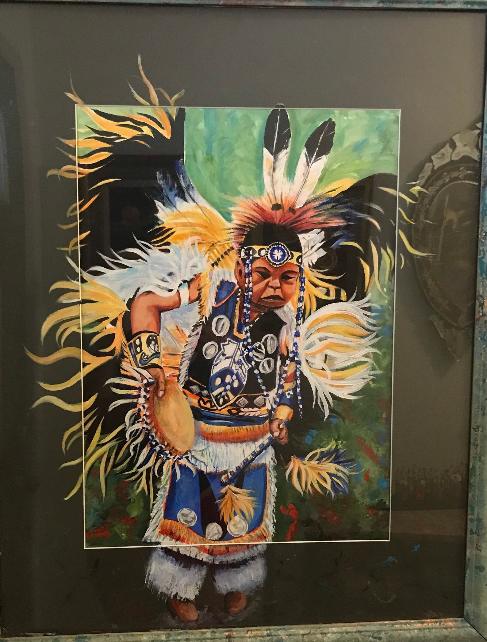 Little Bear Native American Painting Etsy