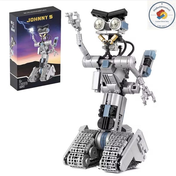Johnny 5 Robot Building Blocks Kit