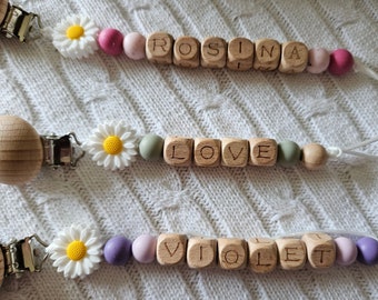 Wooden Personalized Baby Clip - With or Without Gift Box