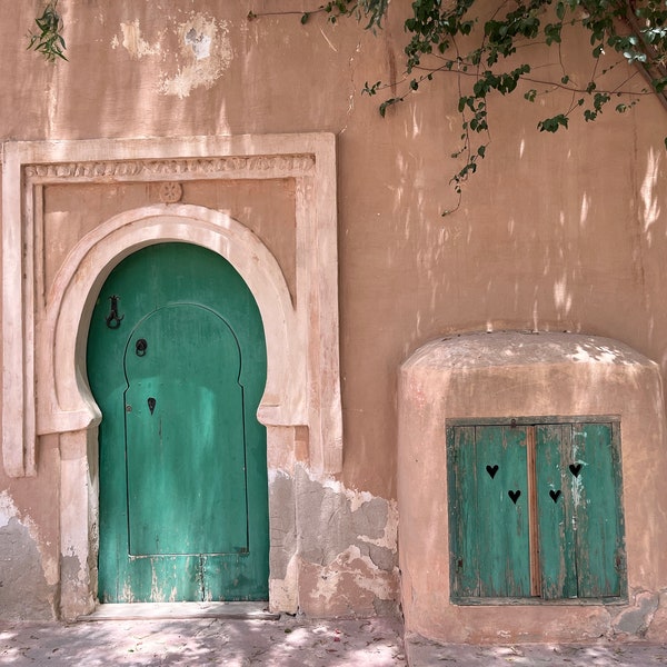 Green doors of Tunisia limited print
