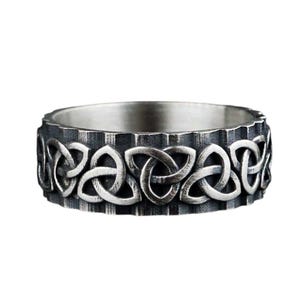 The Trinity Celtic Knot Ring, Triquetra Jewelry, Celtic Knot Ring, Silver Celtic Ring, Trinity Knot Band, Celtic Rings