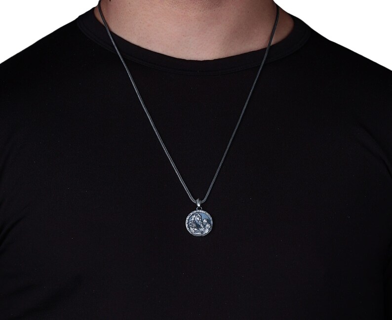 Sterling Silver Freya Necklace: Norse Goddess Mythology Pendant image 10