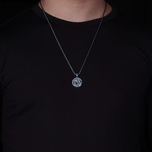 Sterling Silver Freya Necklace: Norse Goddess Mythology Pendant image 9