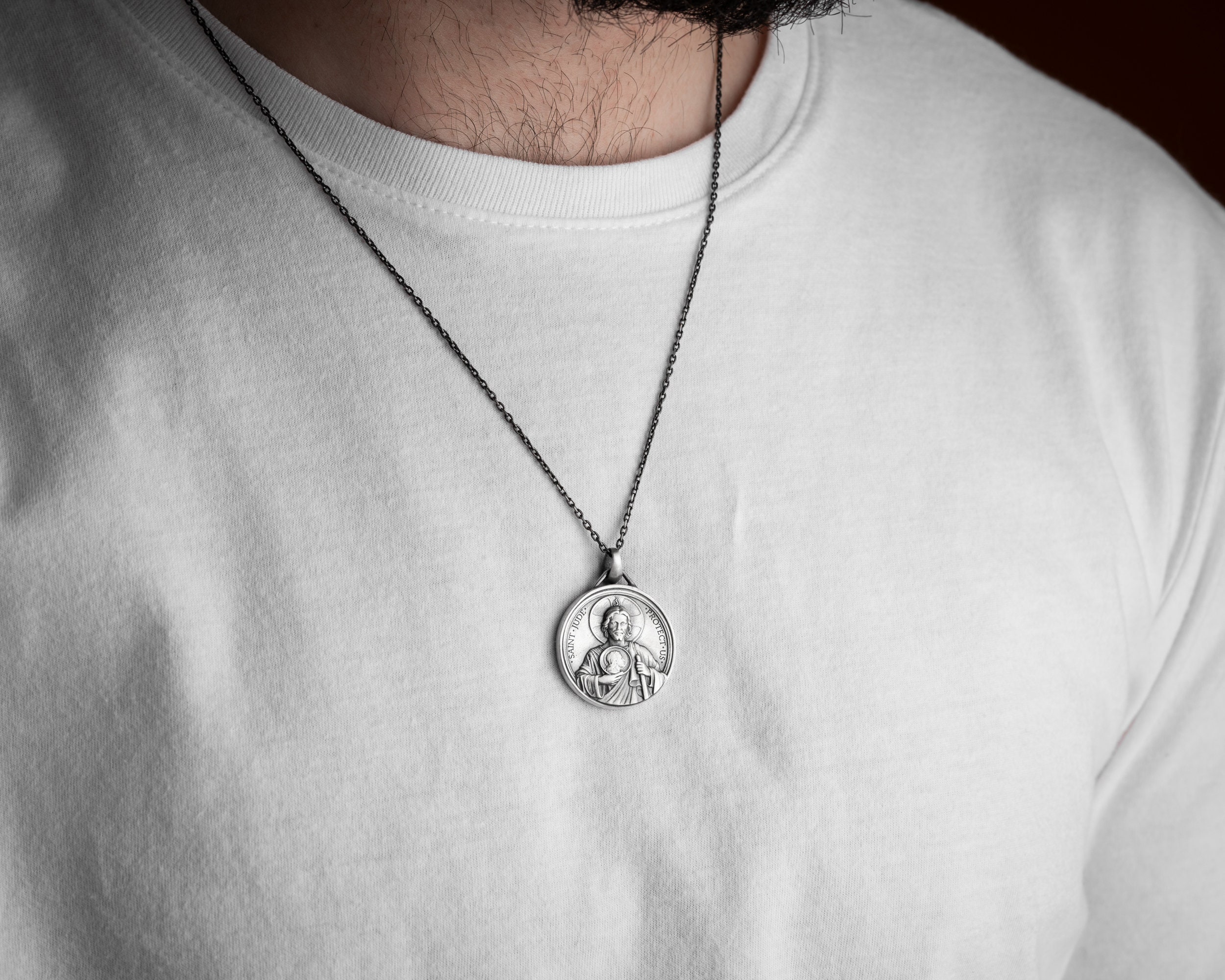 Collana D'argento Di San Giuda(951) - Alibaba