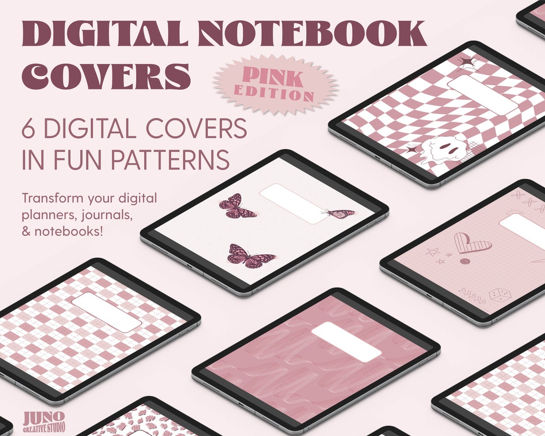 Digital Notebook Covers | Goodnotes & Notability Digital Journal and ...