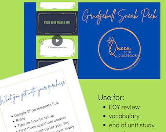 Grudgeball Google Slide-Vorlage