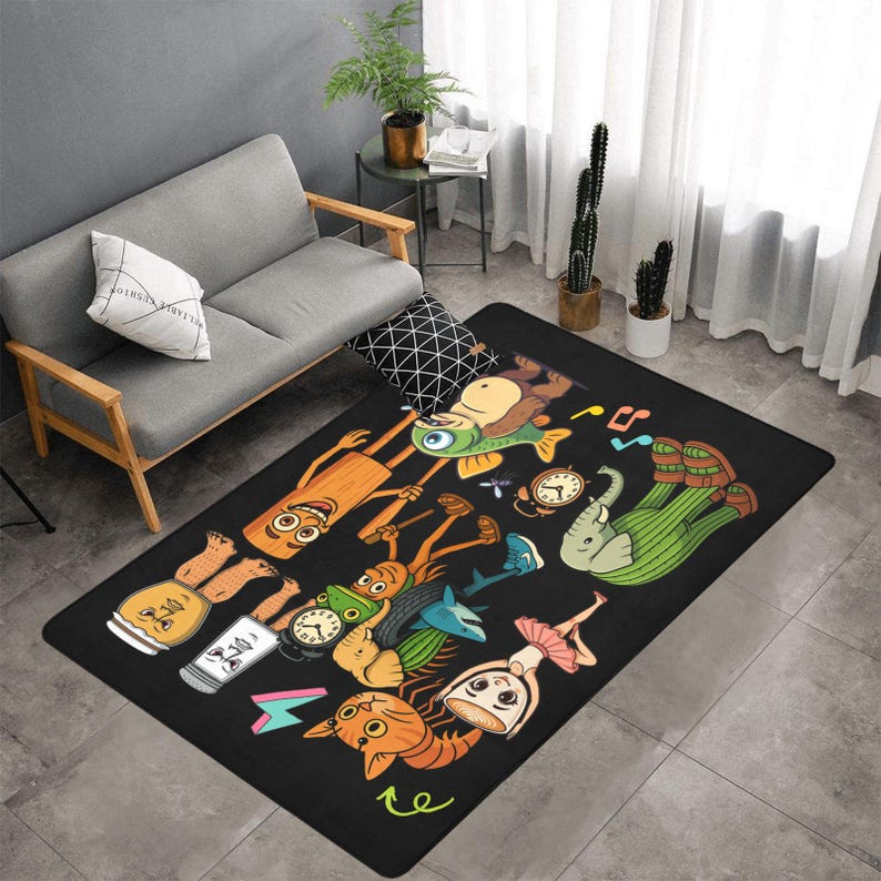 Gaming Room Rug | Italian Brainrot | Kids Gamer Bedroom Carpet - Etsy